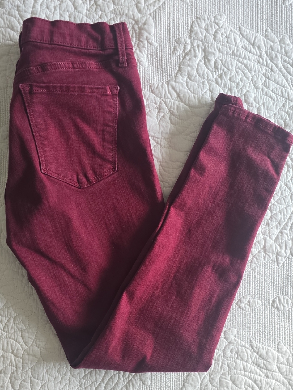 GAP Women's Maroon Skinny Jeans SZ 2